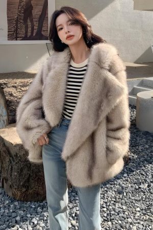 Fluffy Faux Fur Jacket