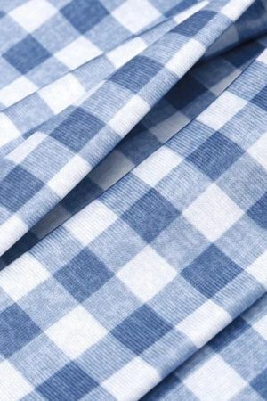 Gingham Bow Backless Top