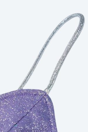 Glitter Cut Out Mini Dress