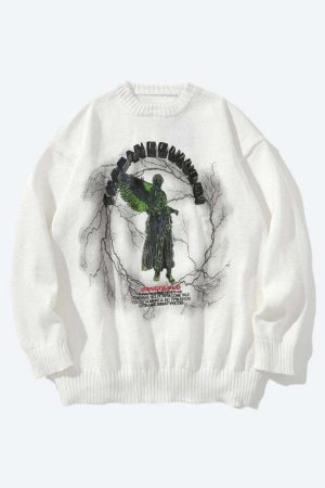 Goth Angel Knitted Sweater