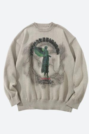 Goth Angel Knitted Sweater