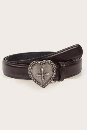 Goth Heart & Cross Belt