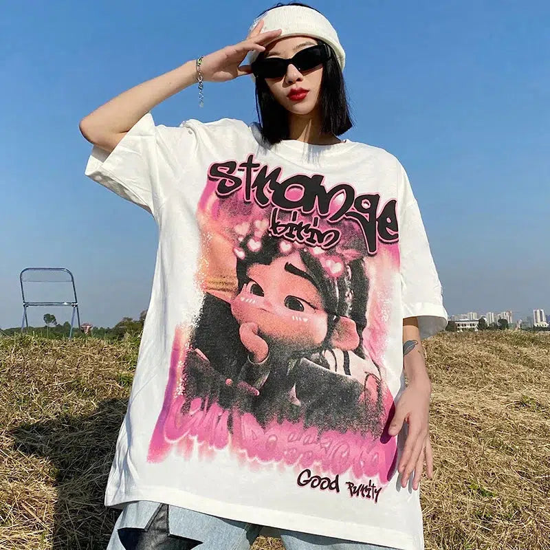 Graffiti Strange Graphic Tee Graffiti Strange Graphic Tee