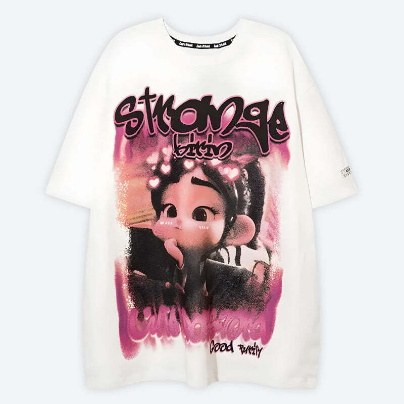 Graffiti Strange Graphic Tee Graffiti Strange Graphic Tee