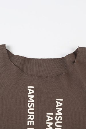 Graphic Printed Slim Fit Top