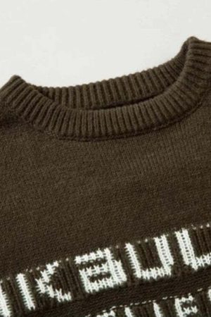 Grunge AK-Bullet Tasseled Sweater