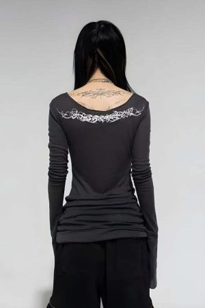 Grunge Barbed Wire Top