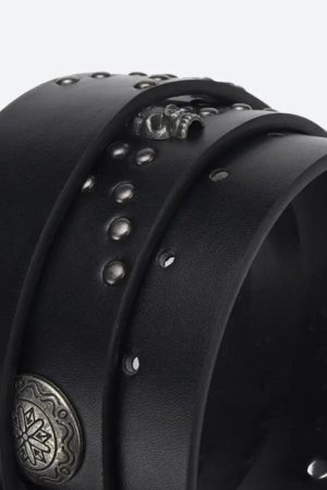 Grunge Cross Buckle Belt