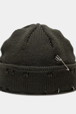 Grunge Distressed Beanie