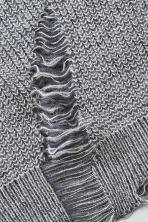 Grunge Distressed Knitted Sweater