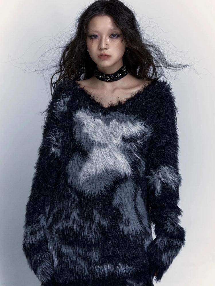 Grunge Fuzzy Sweater Grunge Fuzzy Sweater