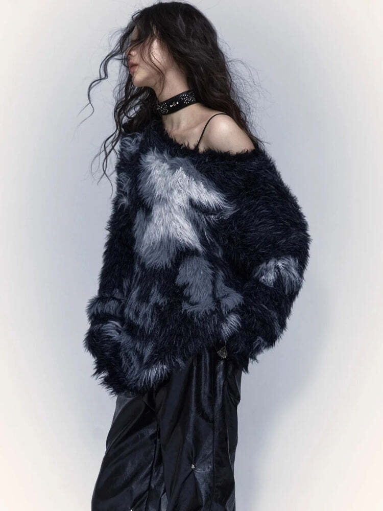 Grunge Fuzzy Sweater Grunge Fuzzy Sweater