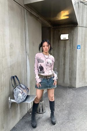 Grunge Harajuku Top