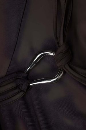 Grunge Off Shoulder Mini Dress