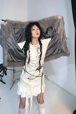 Grunge Rope Belted Top