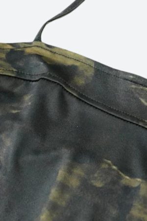 Grunge Snake Lace Up Top