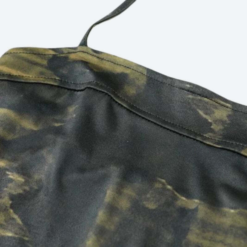 Grunge Snake Lace Up Top Grunge Snake Lace Up Top