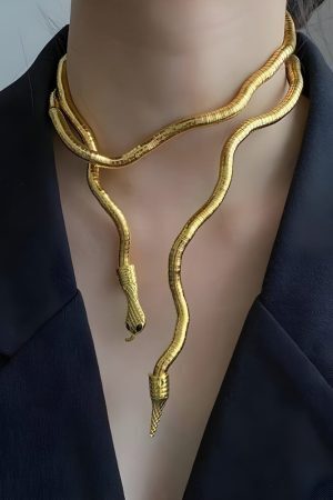 Grunge Snake Necklace & Bracelet