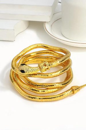 Grunge Snake Necklace & Bracelet