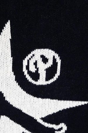 Grunge Starboy Distressed Knitted Sweater