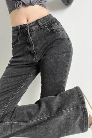 Heart Pocket Flare Jeans