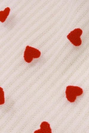 Heart Ribbed Tube Top