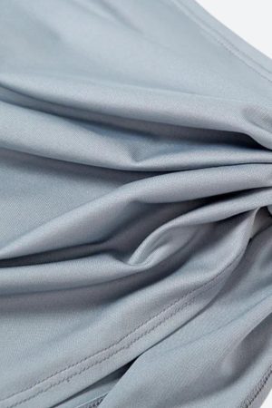 High Cut Swimsuit & Skirt Two Piece Set