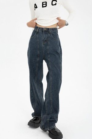 High Waisted Wide Leg Jeans