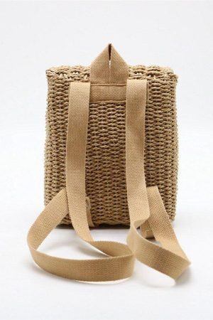 Home Design Straw Backpack