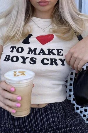 I Love To Make Boys Cry Tee