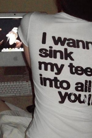 I Wanna Sink My Teeth Tee