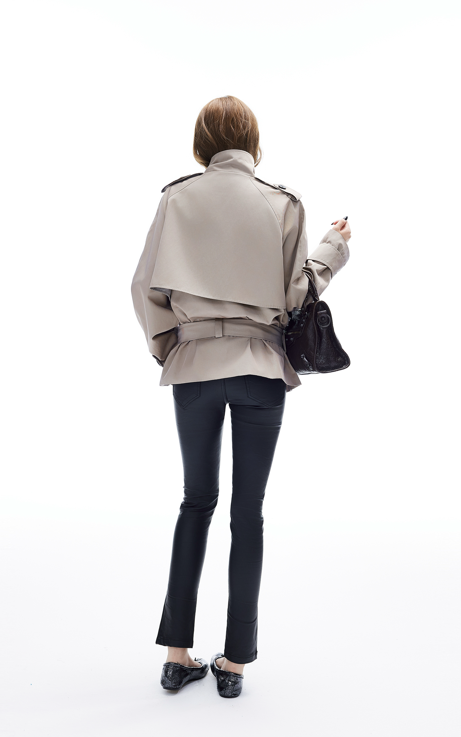 IAMXIAA Belted Short Trench Coat IAMXIAA Belted Short Trench Coat