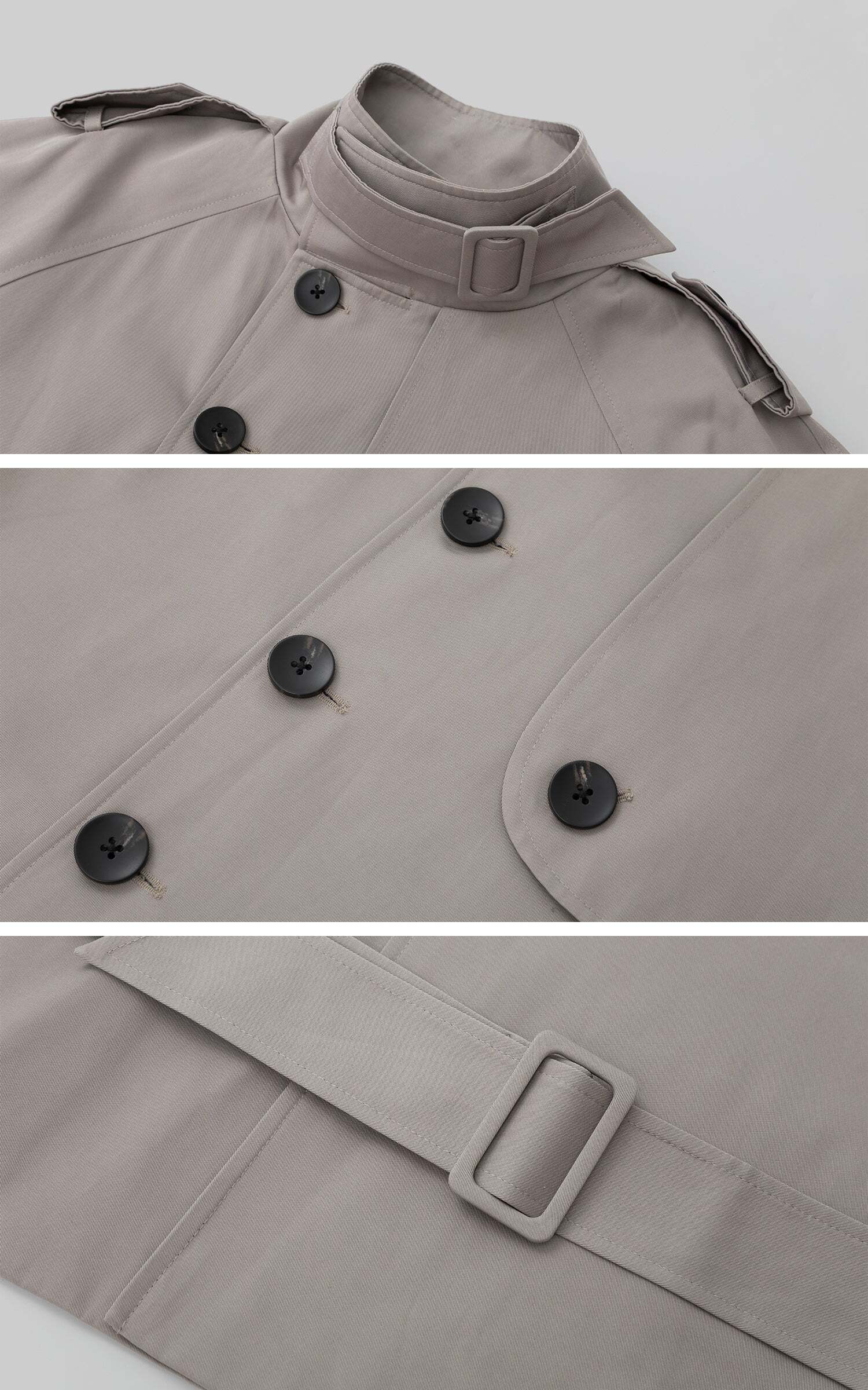 IAMXIAA Belted Short Trench Coat IAMXIAA Belted Short Trench Coat