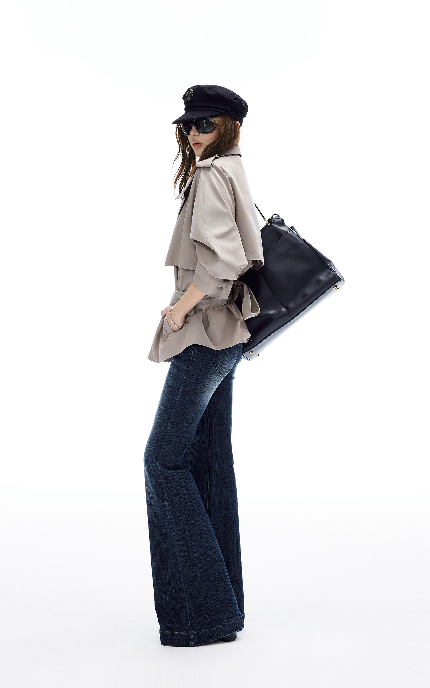 IAMXIAA Belted Short Trench Coat IAMXIAA Belted Short Trench Coat