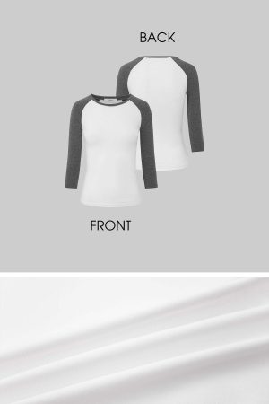 IAMXIAA Contrast Sleeve Slim Fit T-Shirt