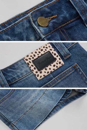 IAMXIAA Cropped Denim Jacket and Mini Skirt Set