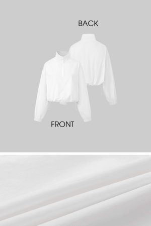 IAMXIAA Cropped Windbreaker Jacket and Relaxed Shorts Set