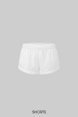 IAMXIAA Cropped Windbreaker Jacket and Relaxed Shorts Set