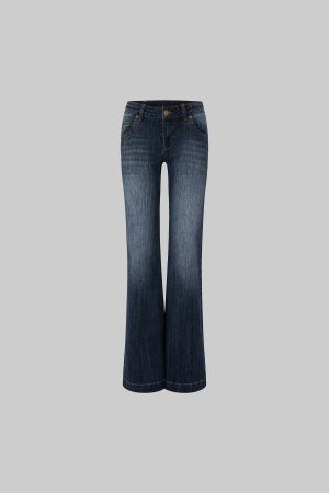 IAMXIAA Flared Low Rise Denim Jeans