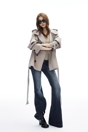 IAMXIAA Flared Low Rise Denim Jeans