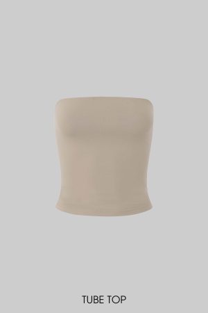 IAMXIAA Strapless Tube Top and Wide Leg Sweatpants Set Casual Streetwear Two Piece Outfit