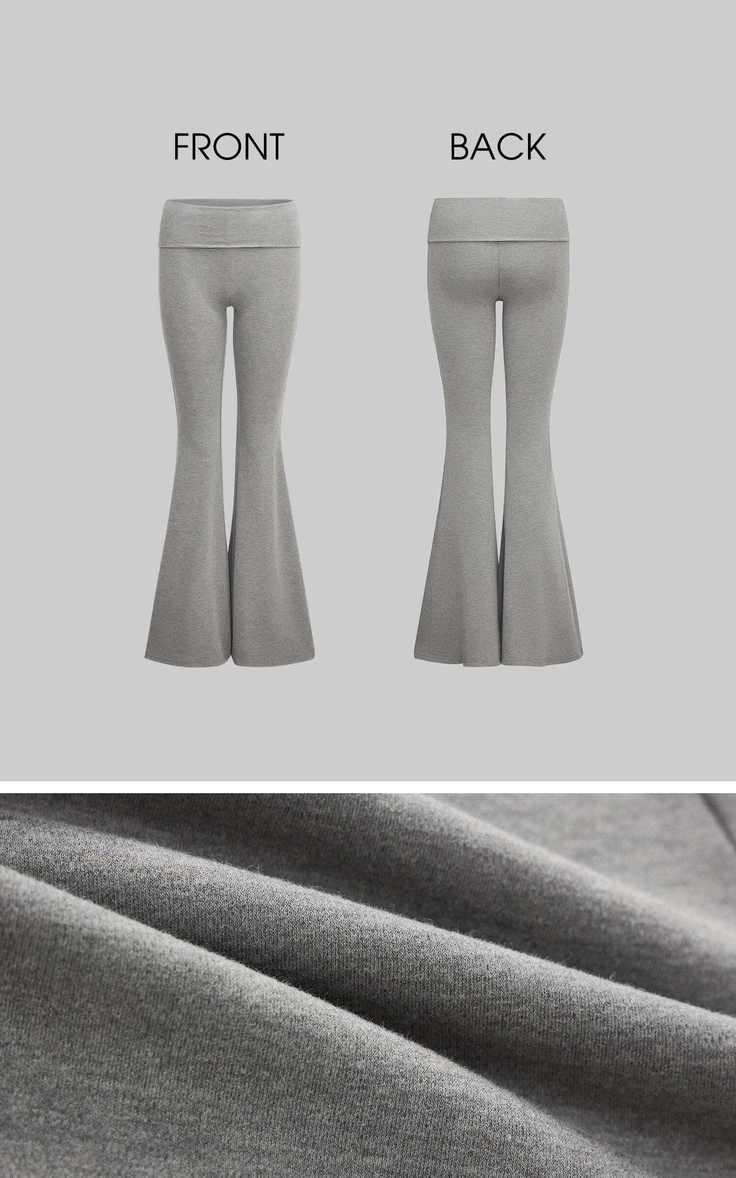 IAMXIAA V-Neck T-Shirt & Flared Pants Set IAMXIAA V-Neck T-Shirt & Flared Pants Set