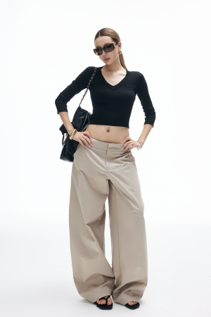 IAMXIAA Wide-Leg Tailored Pants