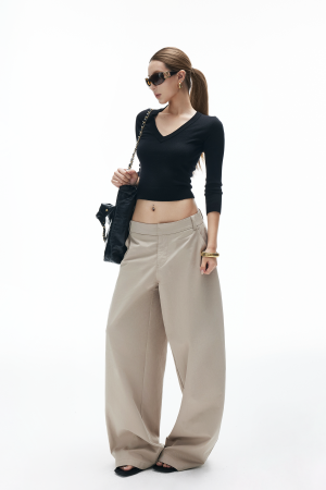 IAMXIAA Wide-Leg Tailored Pants