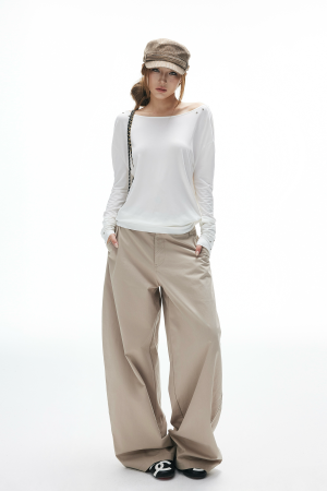 IAMXIAA Wide-Leg Tailored Pants