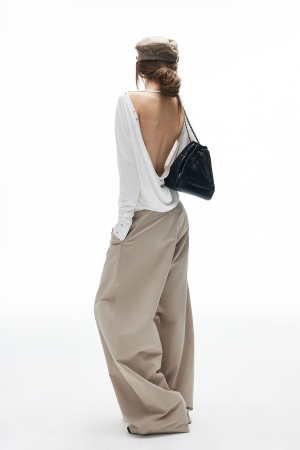 IAMXIAA Wide-Leg Tailored Pants