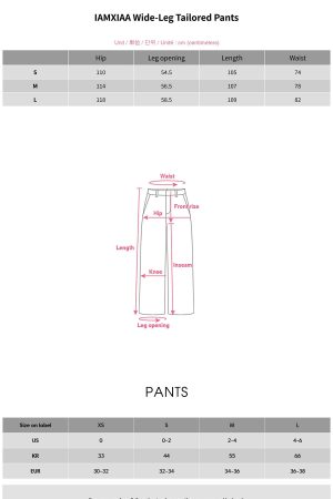 IAMXIAA Wide-Leg Tailored Pants