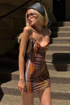 Indie Mesh Bodycon Mini Dress