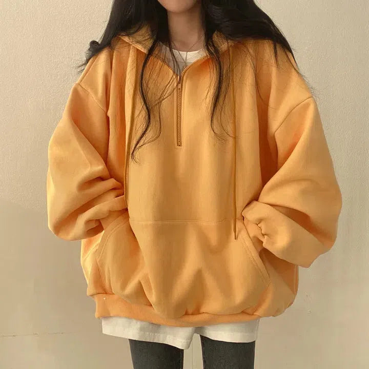 Indie Oversized Zip Up Hoodie Indie Oversized Zip Up Hoodie