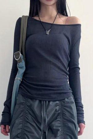 Knitted Mesh Backless Top